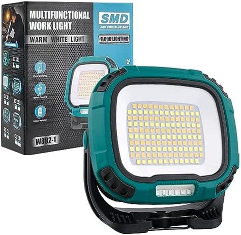 T SUN 60W Work Lights Portable Rechargeable 2000LM LED Rechargeable