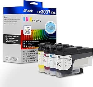 Amazon LC3037XXL Ink Cartridge Set 4 Pack BK C M Y Bsce