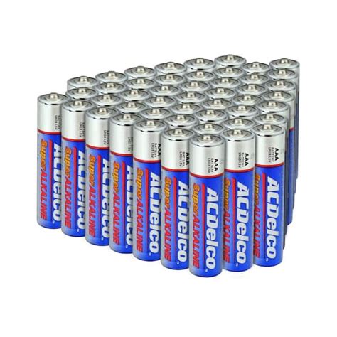 Acdelco Super Alkaline Aaa Battery Pack Ac The Home Depot