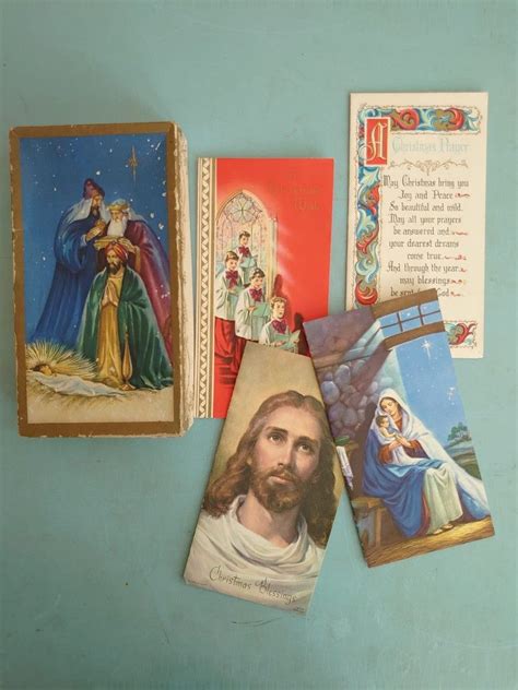 Vintage Christian Classics Bible Verse Cards Made In Usa Hobbies