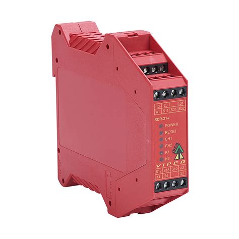 Safety Relay Emergency Stop And Safety Gates Vac Vdc Pn Scr