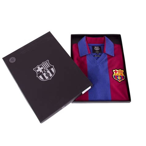 COPA FC Barcelona 1980 81 Home Retro Football Shirt Football Shirt