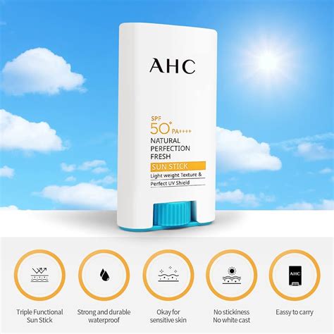 AHC Natural Perfection Fresh Sun Stick SPF 50 | Skindustry
