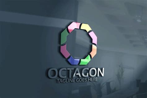 Octagon Logo | Beautiful logos design, Custom logo design, Hexagon logo