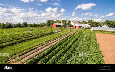 Scenic farm Landscape in Pennsylvania Stock Photo - Alamy