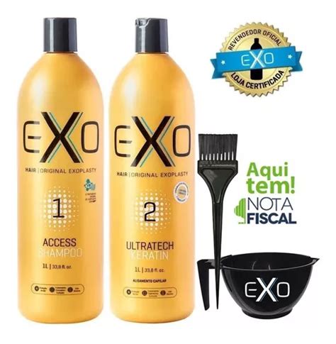 Kit Alisamento Capilar Exo Hair Exoplastia X Litro