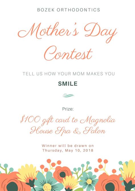 Mother S Day Contest Bozek Ortho