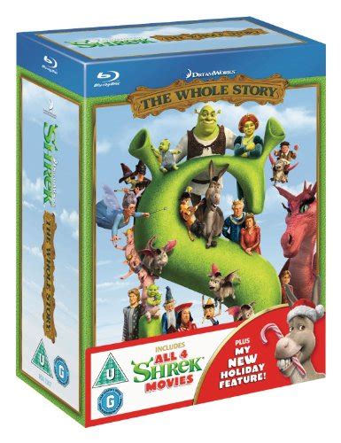 Shrek 1 2 3 4 The Whole Story Box Set Blu Ray Niftywarehouse