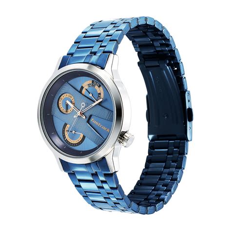 Buy Fastrack Exuberant 3281KM02 Blue Dial Multifunction Analog Watch