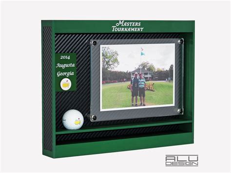 Golf Ball Display Frame Hole In One Golf Ball Case Alu Design