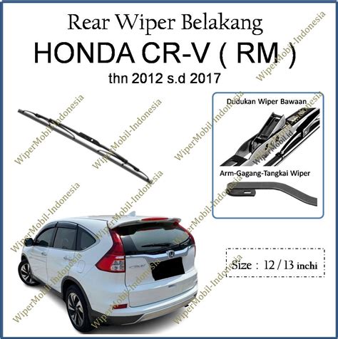 Wiper Rangka Besi Kaca Belakang Honda CRV CR V CR V RM 2012 2013 2014