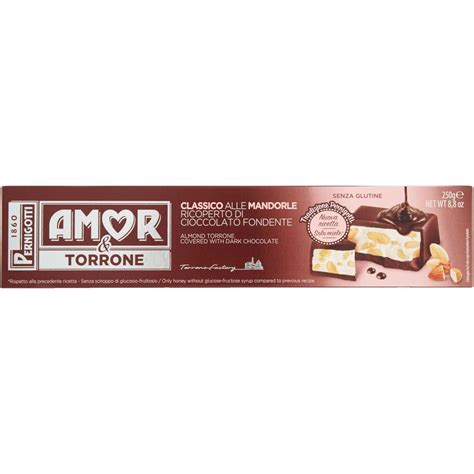 Torrone Di Mandorle Ricoperto Cioccolato Fondente Pernigotti G