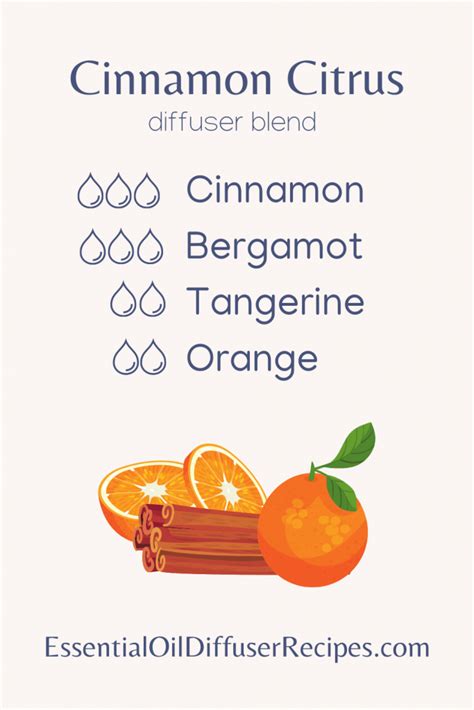 Cinnamon Citrus Essential Oil Diffuser Recipe • Essential Oil Diffuser ...