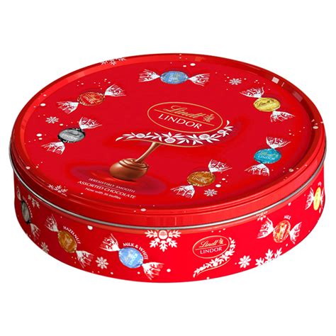 Lindt Lindor Assorted Sharing Tin 450g Sharing Bags And Tubs Iceland