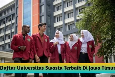 Top 20 Universitas Swasta Terbaik Di Jawa Timur Versi Unirank 2024