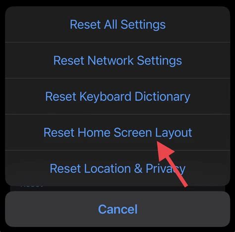 How To Reset Home Screen Layout On Iphone Pro Max Techschumz