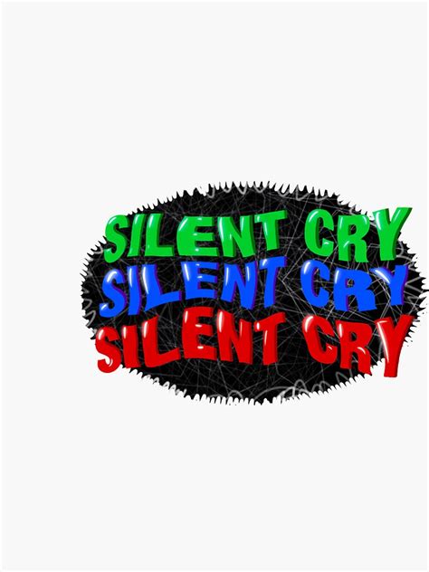 "STRAY KIDS skz SILENT CRY logo design" Sticker by euphoriartistry ...