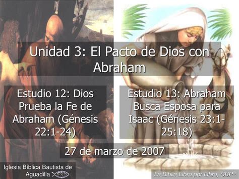 Ppt Unidad 3 El Pacto De Dios Con Abraham Powerpoint Presentation