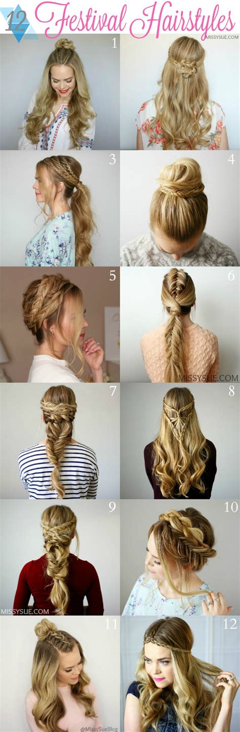 12 Festival Hairstyles | MISSY SUE