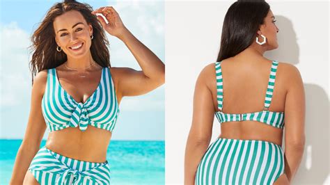Find Your Perfect Fit Swimsuits For All Cup Sized Tie Front Underwire Bikini Top Review
