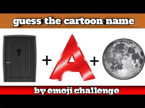 Guess The Cartoon Name Emoji Challenge Live Insaan Riddles In