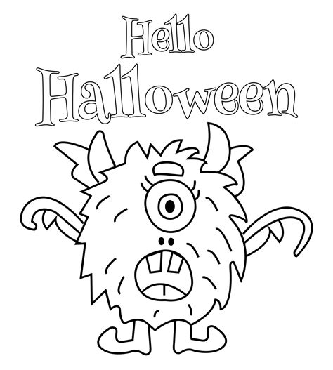 Halloween Color Sheets Printable - Free Printable Coloring Sheets