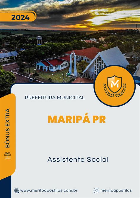 Apostila Assistente Social Prefeitura De Maripá Pr 2024 Mérito Apostilas