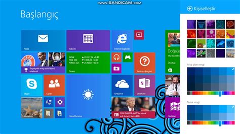 BİLGİSAYARINIZIN BAŞLANGIÇ EKRANININ RENGİNİ DEĞİŞTİRMEK TÜM RENK