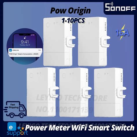 Sonoff Interruptor Medidor De Potencia Pow Origin A Protecci N