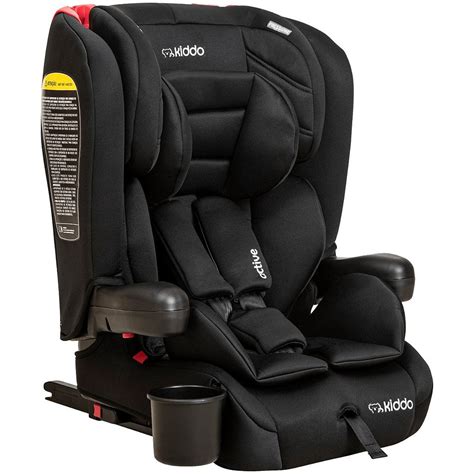 Cadeirinha Para Carro Kiddo - Cadeirinha para Carro Kiddo Active ISOFIX Preta 9 a 36 kg - Ri Happy