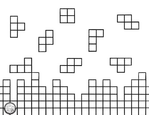 Printable Tetris Coloring Pages Best Wholesale Rbkbm