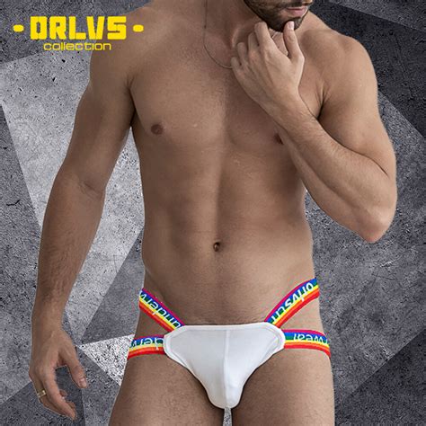 Cmenin Orlvs Pcs Cotton Patchwork Breathable Men Underwear Thongs Men