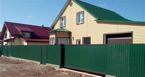 Монтаж забора из профлиста своими руками в одиночку - Дача-забор