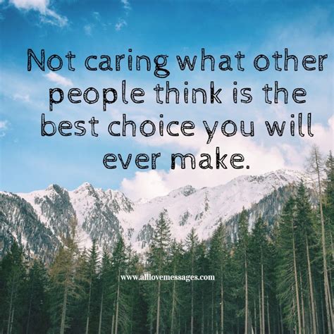 Quotes About Not Caring All Love Messages