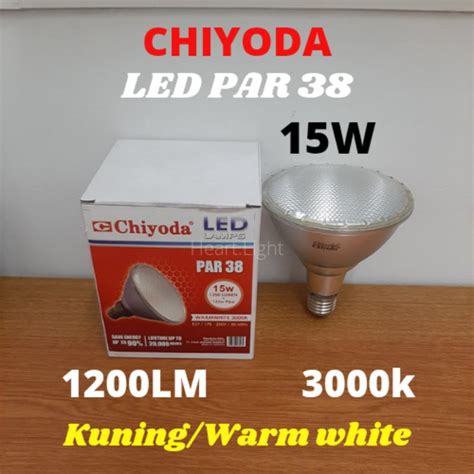 Jual LAMPU LED CHIYODA PAR38 15W WARM WHITE KUNING 1200LM E27 LAMPU