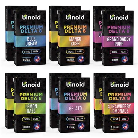 Binoid Delta 8 Thc Vape Cartridges Bundle