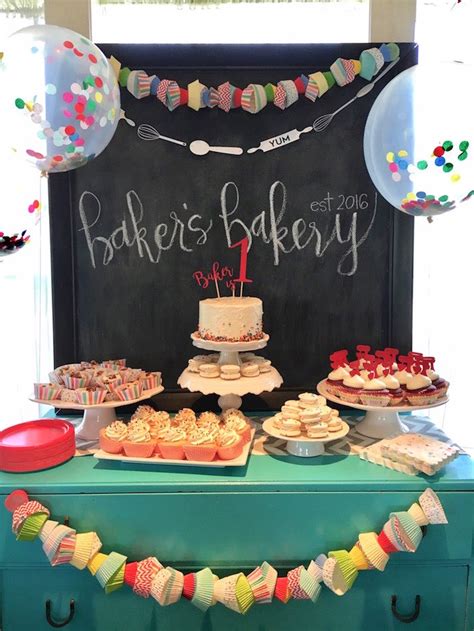 Karas Party Ideas Little Baker Bakery Birthday Party Karas Party Ideas