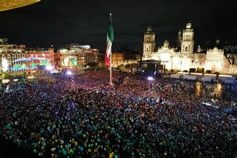 Grito de Independencia 2022 Mexicanos rugen en el Zócalo