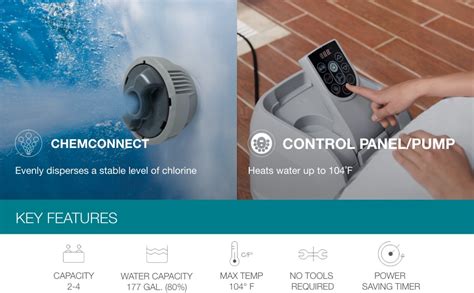 Amazon Bestway Saluspa Fiji Airjet Large Round To Person Inflatable Hot Tub Portable