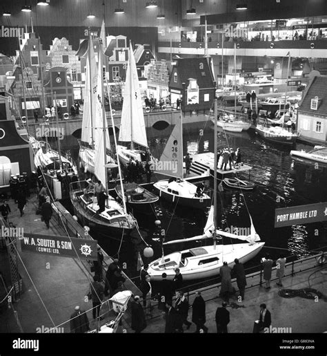 London International Boat Show In Earls Court Hi Res Stock Photography