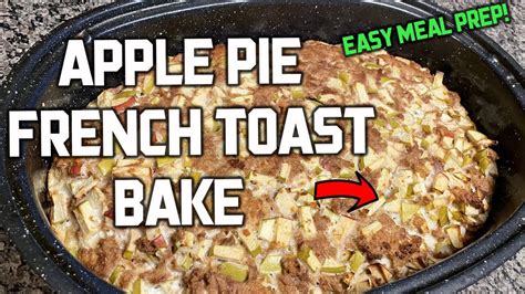 Anabolic Apple Pie French Toast Bake High Protein Bodybuilder Meal