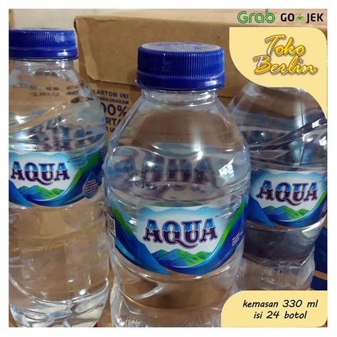 Jual Aqua 330 Ml Isi 24 Botol Air Minum Mineral Shopee Indonesia