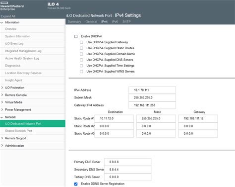 Changing IP Of HPE ILO 4 Via CLI SSH And Without Need Of Hptool