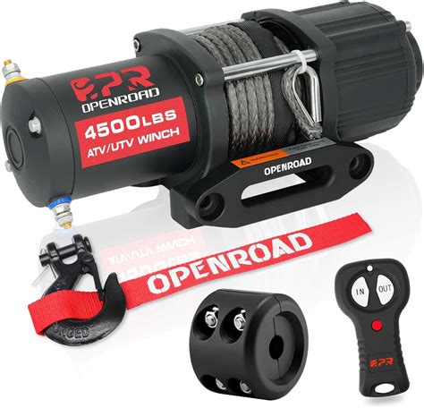 Amazon OPENROAD 4500 Lb ATV UTV Winch Waterproof IP67 Electric