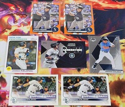 Jarred Kelenic Insert Lot Mosaic Rookie Card Rc Seattle Mariners Ebay