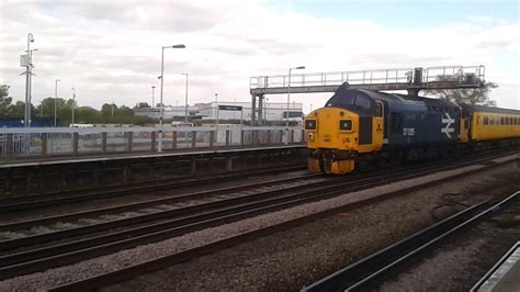 Network Rail DBSO 9708 TnT 37025 Inverness TMD Passing Paddock Wood