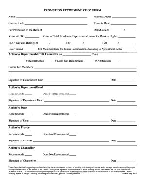 Fillable Online Utc Reappointment Recommendation Form Fax Email Print