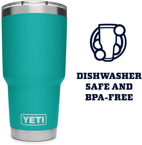 YETI Rambler Vaso de 30 oz acero inoxidable aislado al vacío con tapa