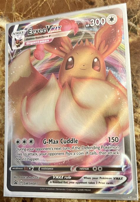 Mavin Pokémon Eevee VMAX SWSH Black Star Promos SWSH087 Holo Promo