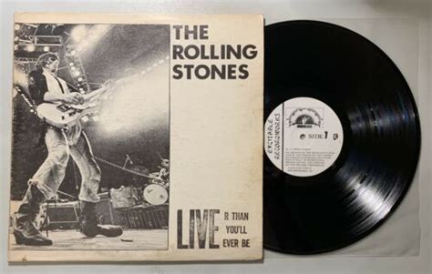 Popsike Rolling Stones Live R Than You Ll Ever Be LP Excitable